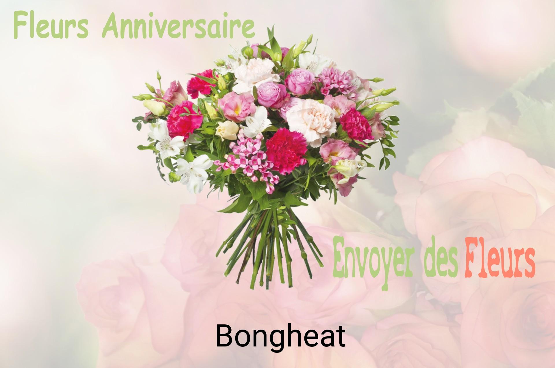 Bouquet de fleurs d’anniversaire livré à Bongheat